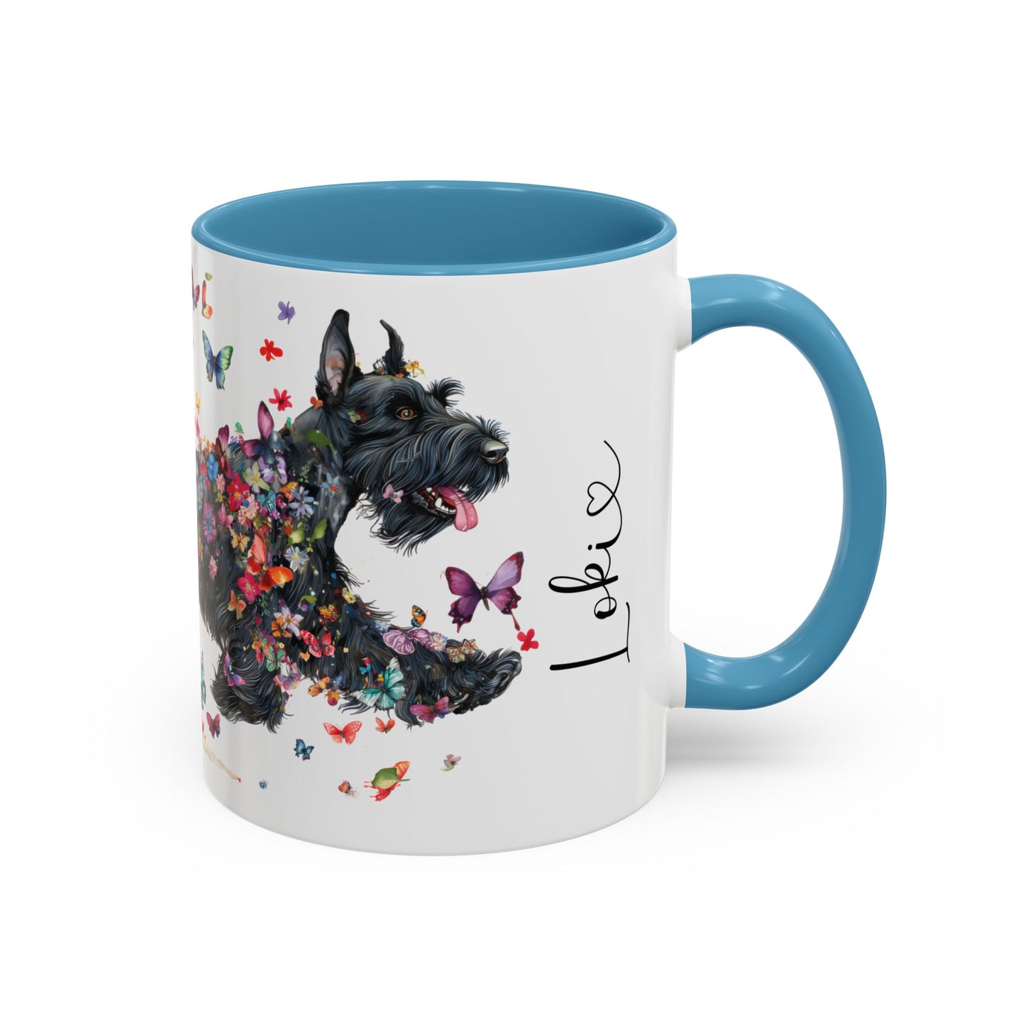 Giant Schnauzer Personalized Accent Mugs, 11oz