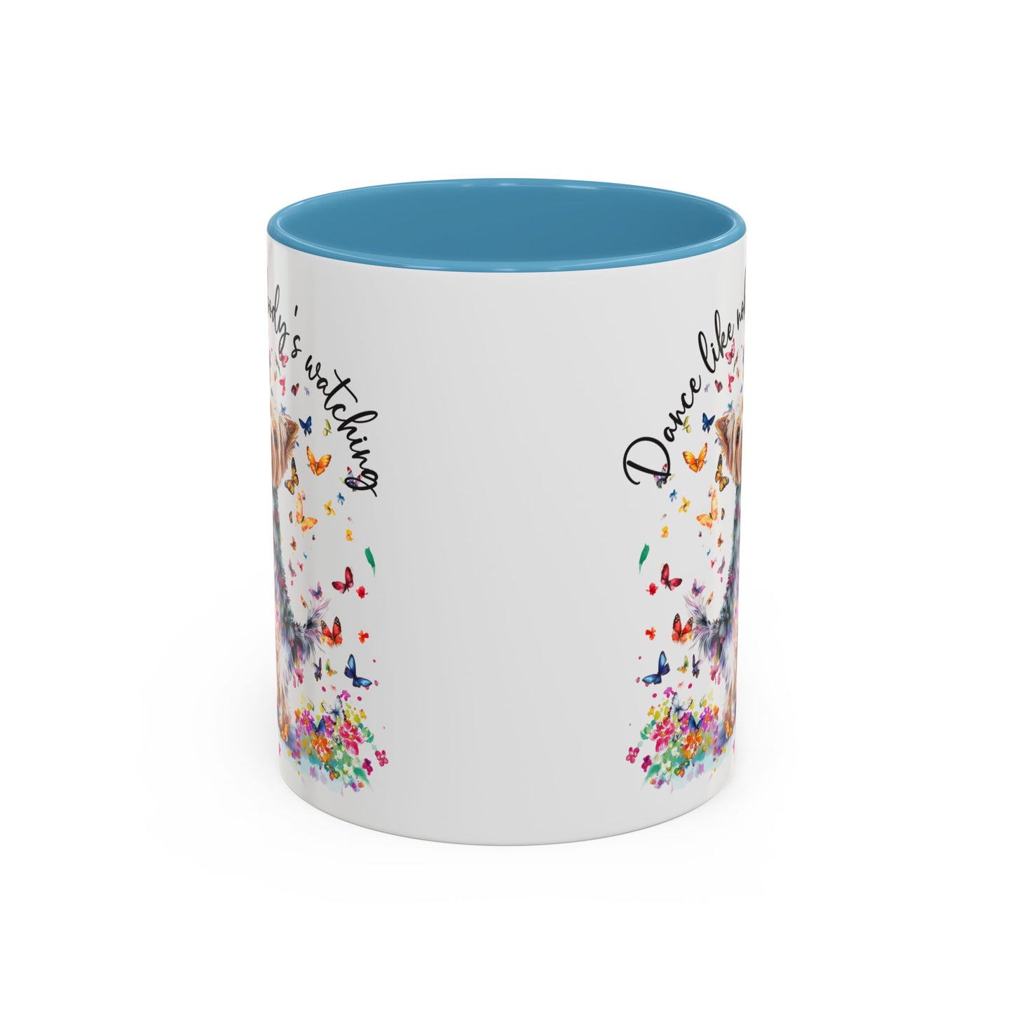 Yorkshire Terrier, Dance like nobody's watching 11oz  Accent Mugs