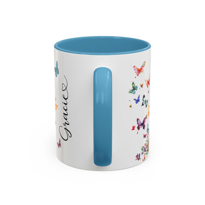 Lakeland Terrier #2 Personalized Accent Mugs, 11oz