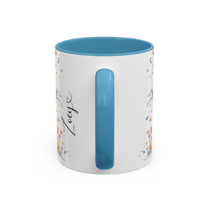 Dalmatian, Dance like nobody's watching, Personalized Accent Mugs, 11oz