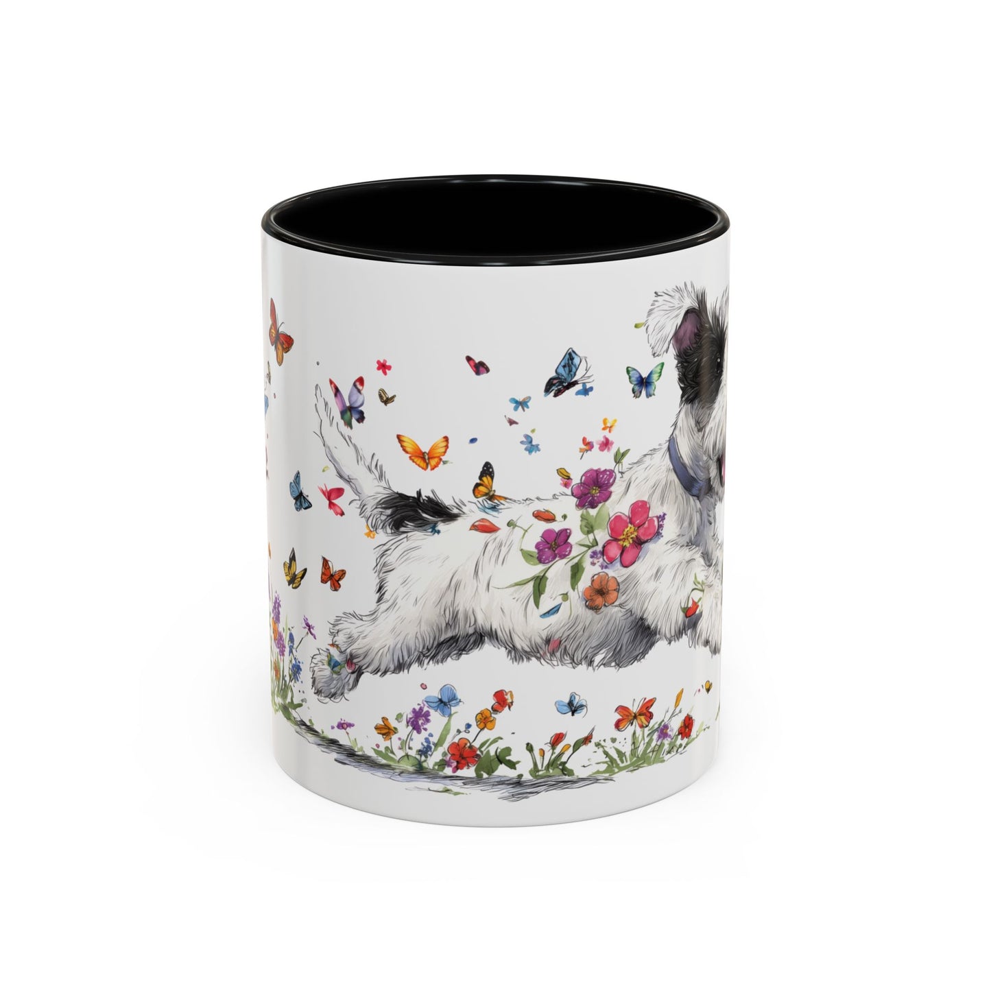 Sealyham Terrier Personalized Accent Mugs, 11oz