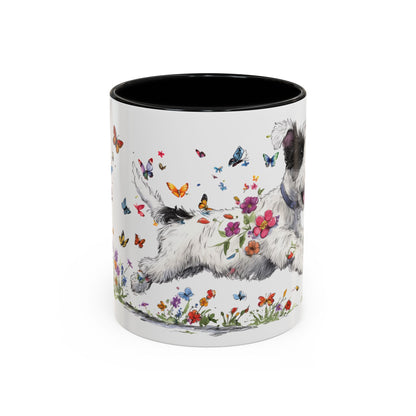 Sealyham Terrier Personalized Accent Mugs, 11oz