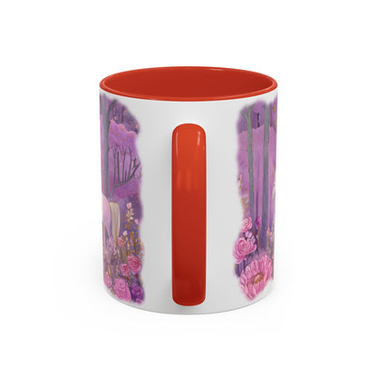 Unicorn Personalized Accent Mugs, 11oz