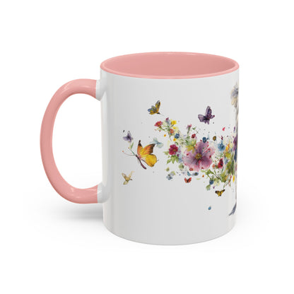 Maltipoo Personalized Accent Mugs, 11oz