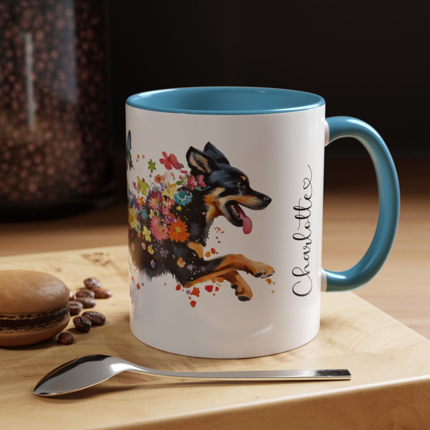 Husky #3 Personalized Accent Mugs, 11oz