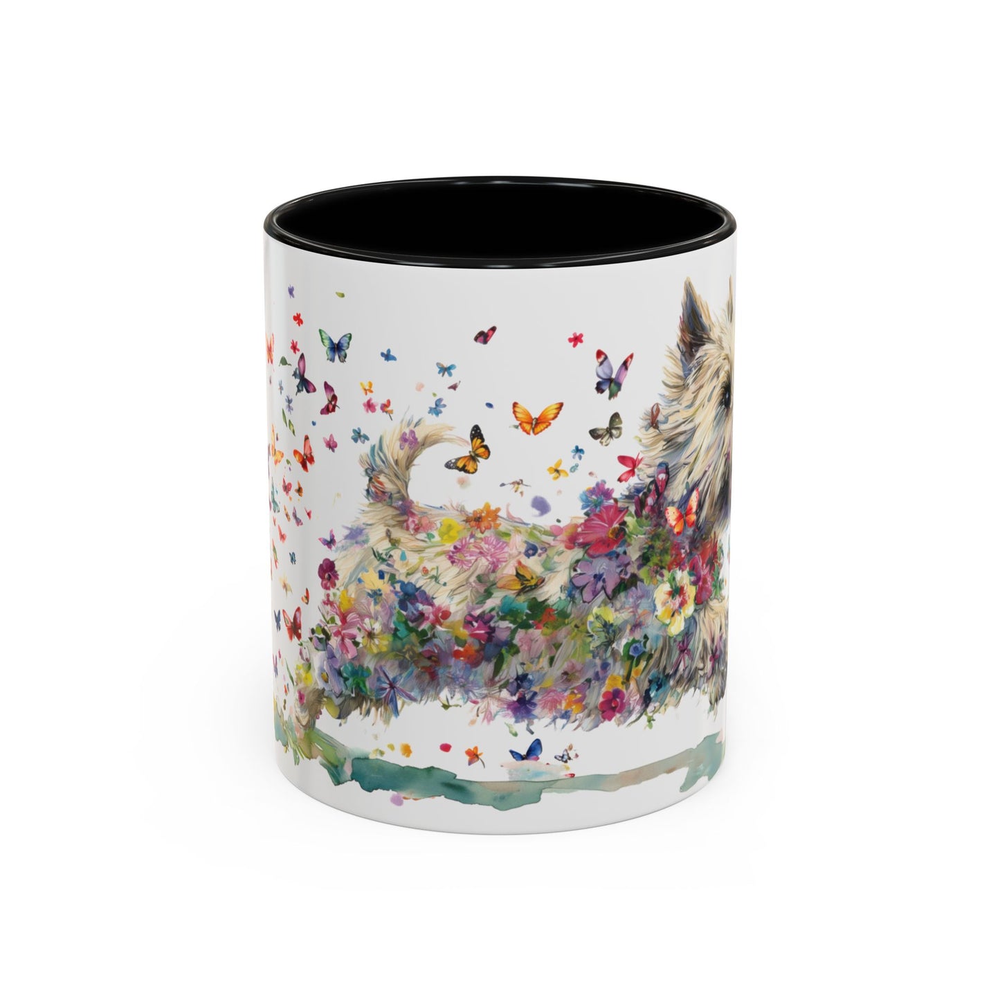 Cairn Terrier #1 Personalized Accent Mugs, 11oz