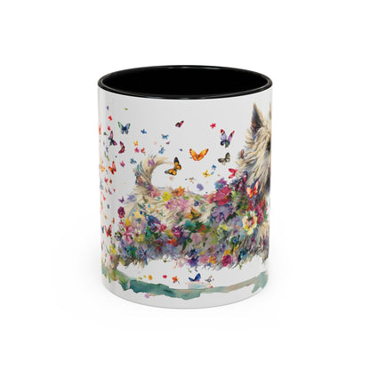 Cairn Terrier #1 Personalized Accent Mugs, 11oz