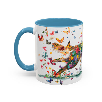 Hovawart #1 Colorful Accent Mugs, 11oz