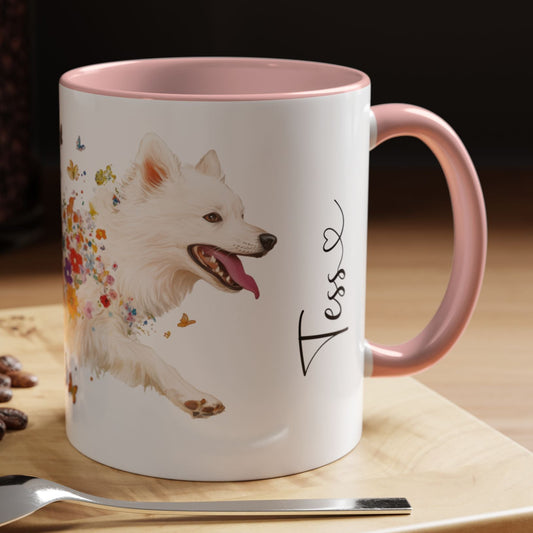 Finnish Lapphund #1 Personalized Accent Mugs, 11oz