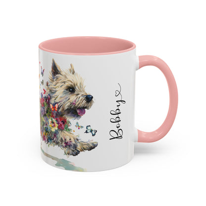 Cairn Terrier #1 Personalized Accent Mugs, 11oz