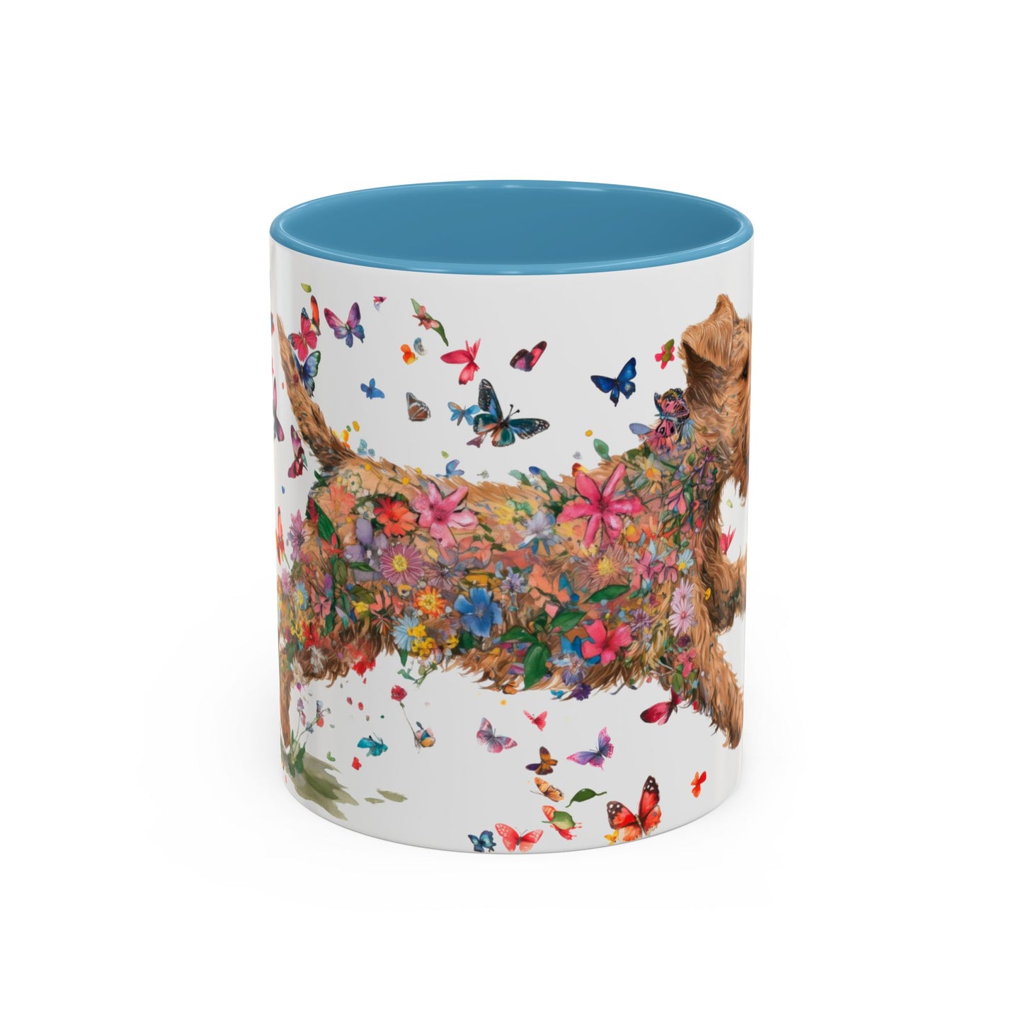 Lakeland Terrier #2 Personalized Accent Mugs, 11oz