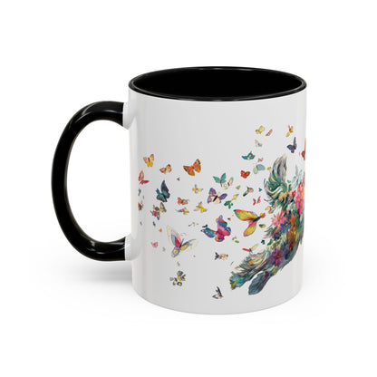 Yorkipoo #1 Personalized Accent Mugs, 11oz