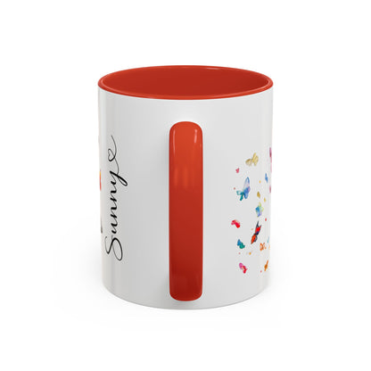 Poodle, Silver Personalized Accent Mugs, 11oz