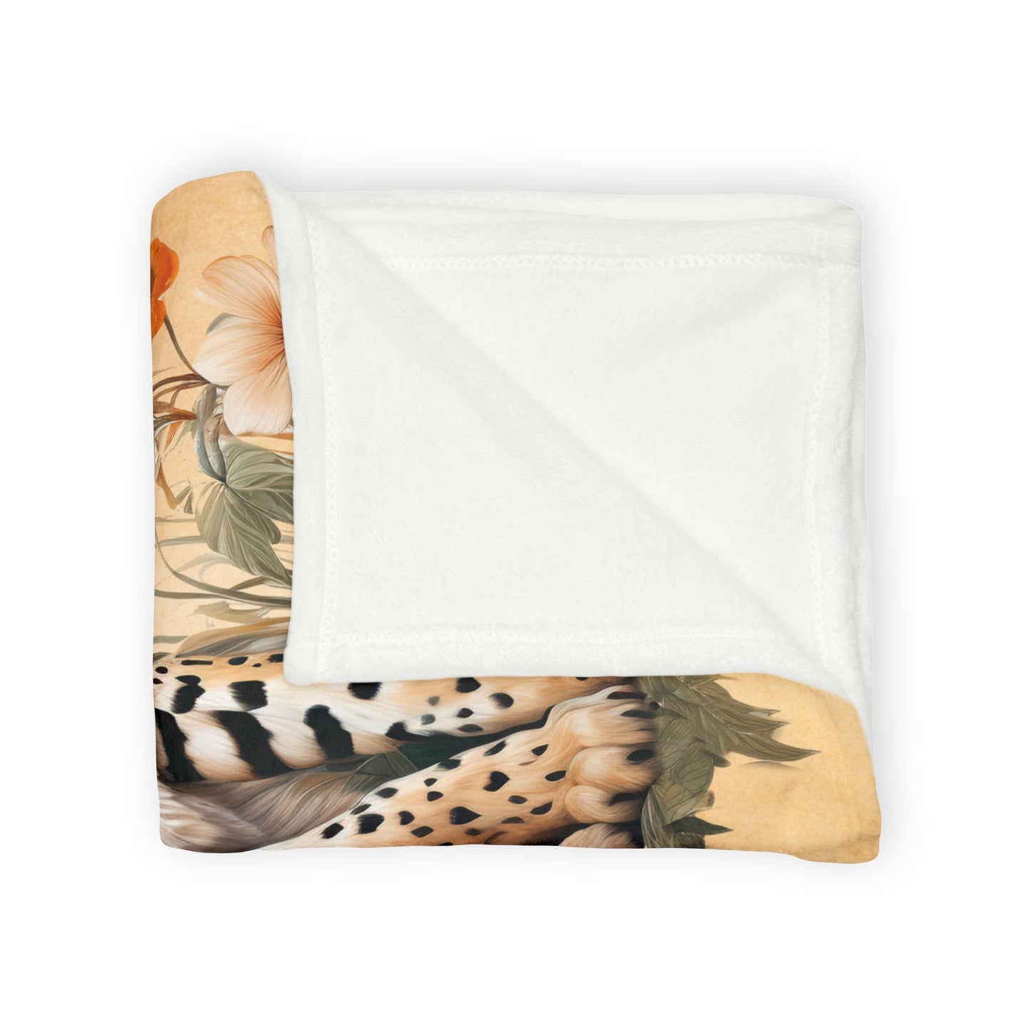 Cheetah Personalized Soft Polyester Blanket