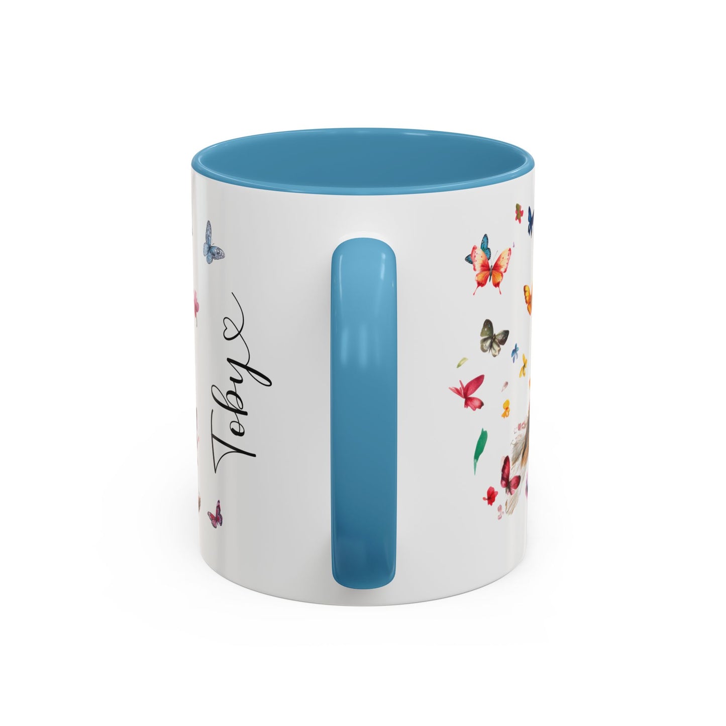 Mini Aussie Doodle Personalized Accent Mugs, 11oz