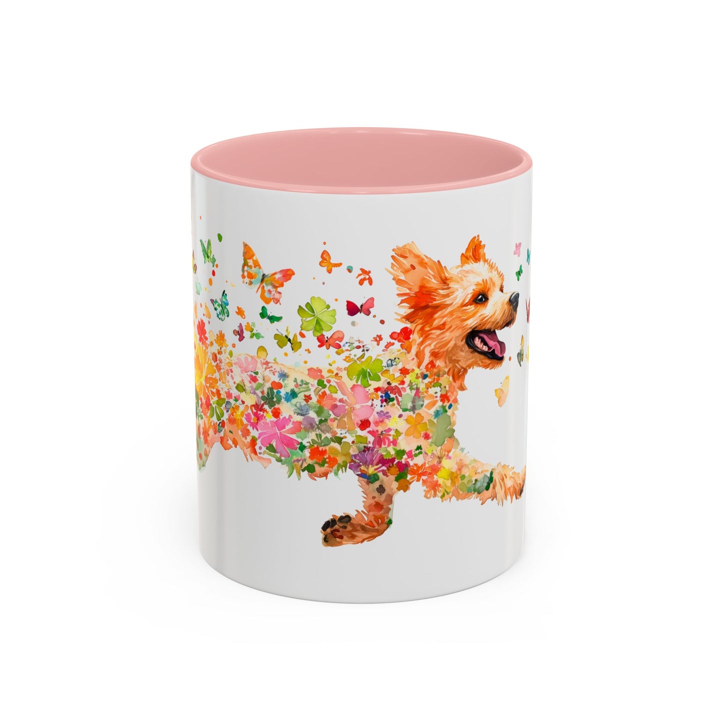 Golden Doodle/Groodle Personalized Colorful Accent Mugs, 11oz