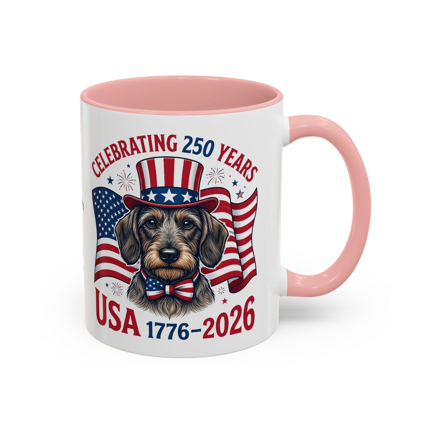 Dachshund #2 - 250th Celebration Personalised  Accent Mugs, 11oz & 15oz