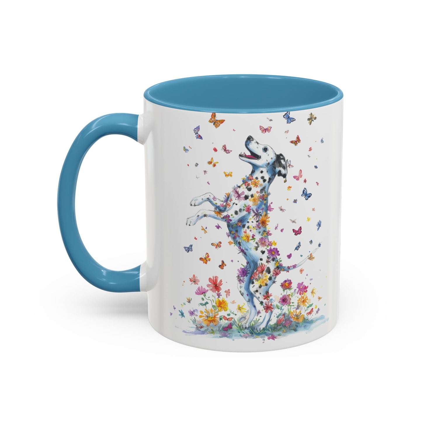 Dalmatian, Dance like nobody's watching, Personalized Accent Mugs, 11oz