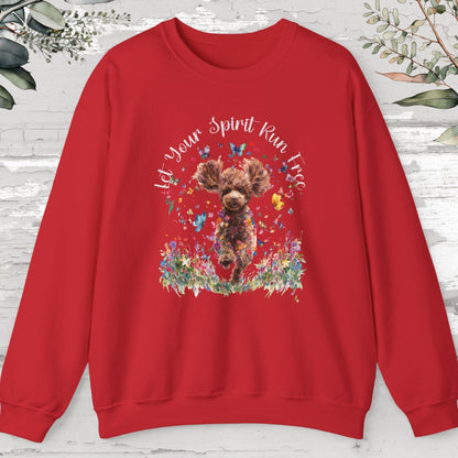 Cavapoo/Cavoodle Let your spirit run free, Sweatshirt