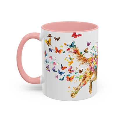 English Setter #1 Personalized Accent Mugs, 11oz