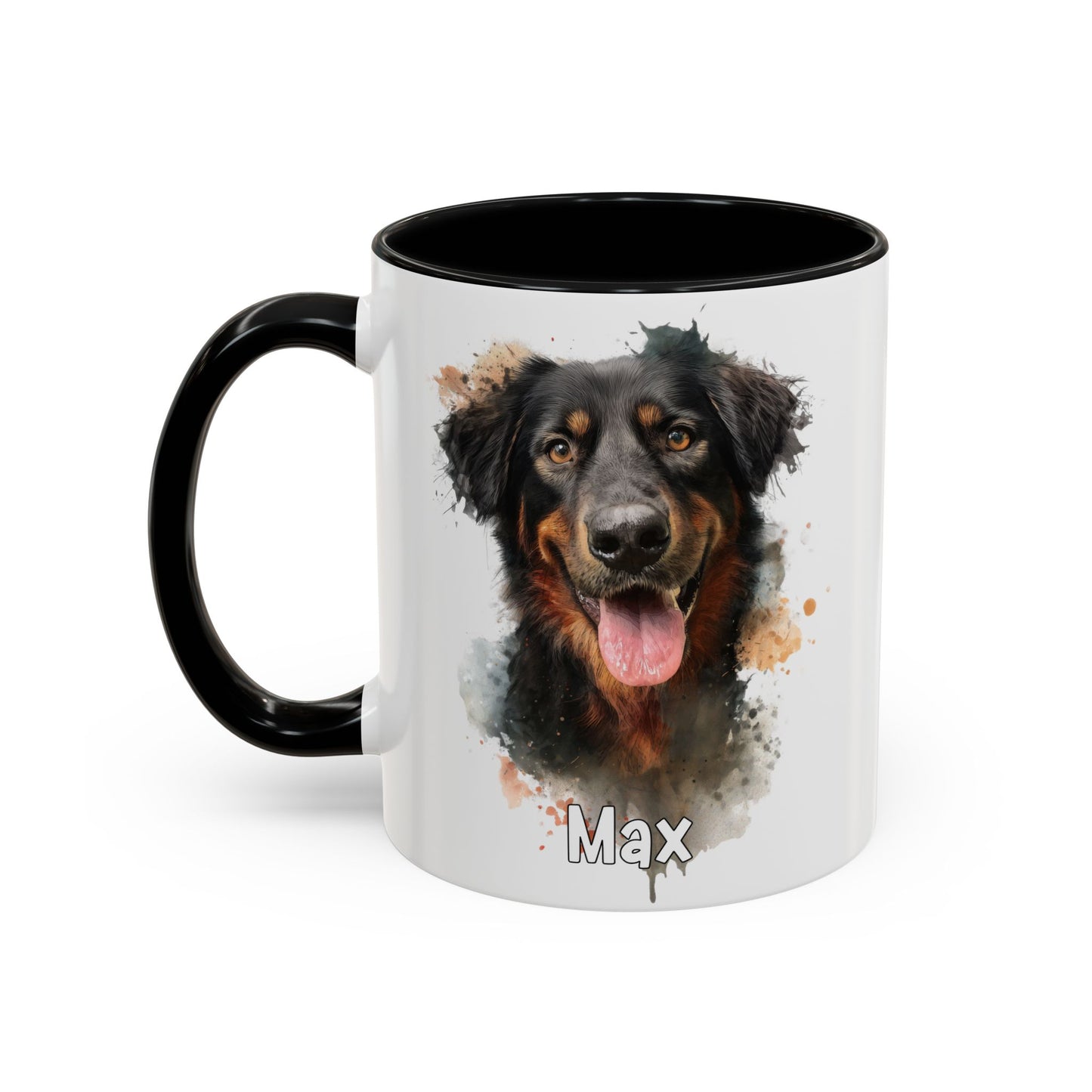 Hovawart #4 Colourful Personalized Accent Mugs, 11oz