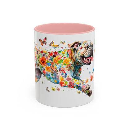 Bullmastiff #2 Personalized Colorful Accent Mugs, 11oz