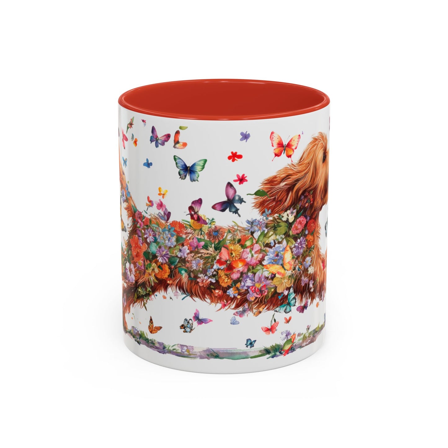Cockapoo #2 Personalized Accent Mugs, 11oz