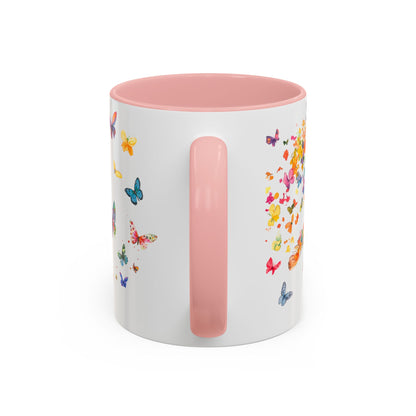 CAVALIER KING CHARLES live like the gate was left open colourful Mugs, 11oz