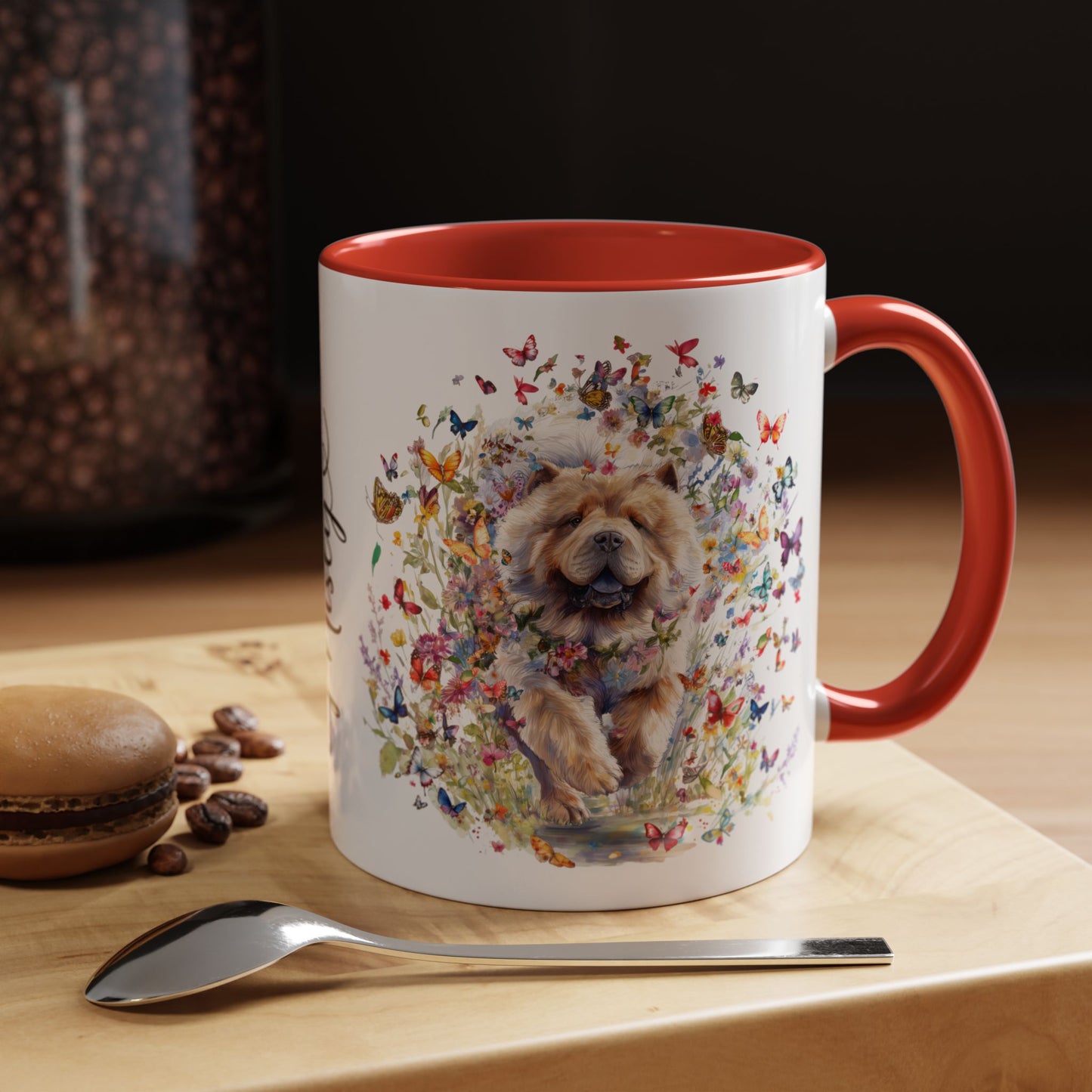 Chow Chow #7 Personalized Accent Mugs, 11oz