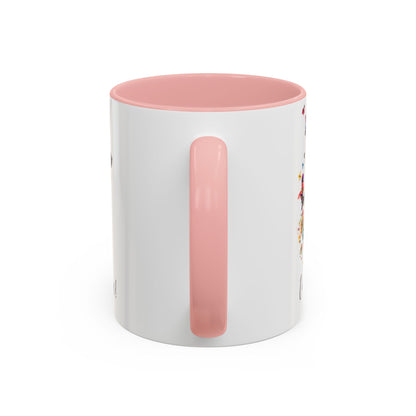 Border Collie #1 “Live like the gate was left open" Accent Mugs, 11oz