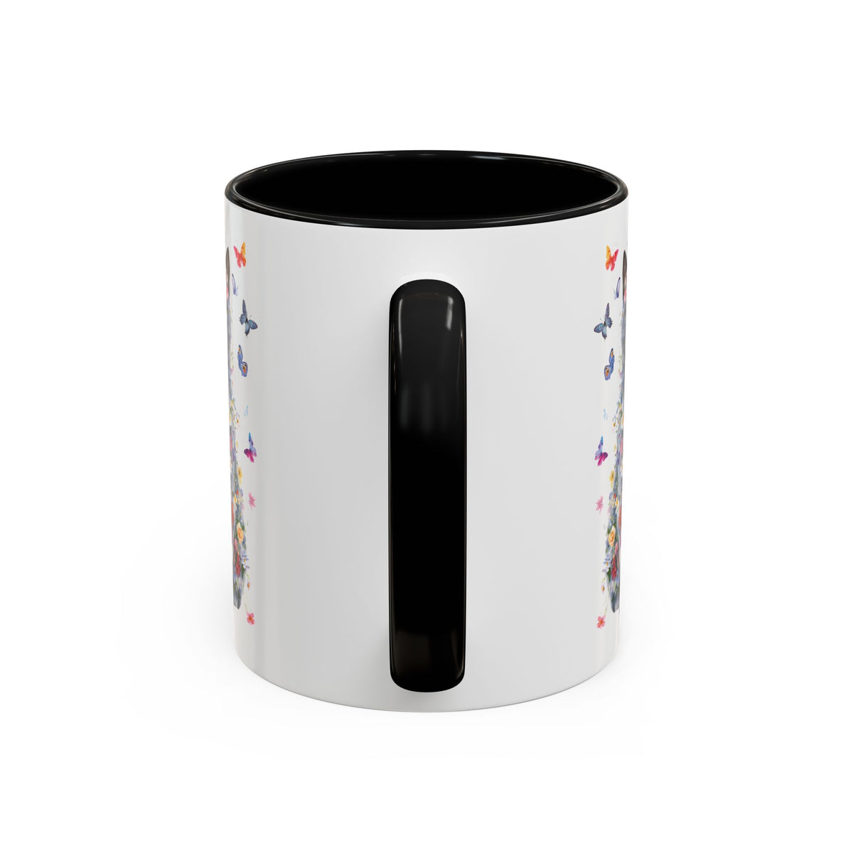British Blue Cat #1 Personalized Accent Mugs, 11oz