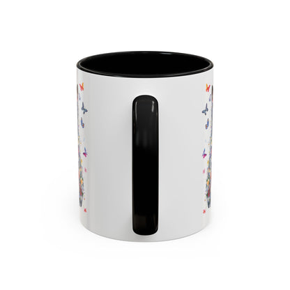 British Blue Cat #1 Personalized Accent Mugs, 11oz