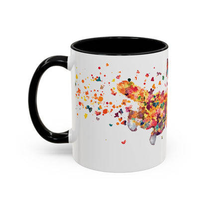 Corgi Personalized Accent Mugs, 11oz