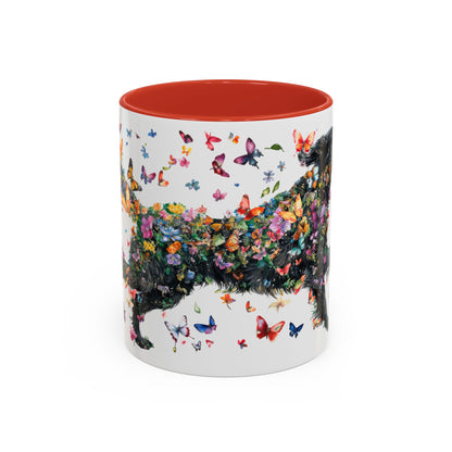 Hovawart #2 Colorful Accent Mugs, 11oz