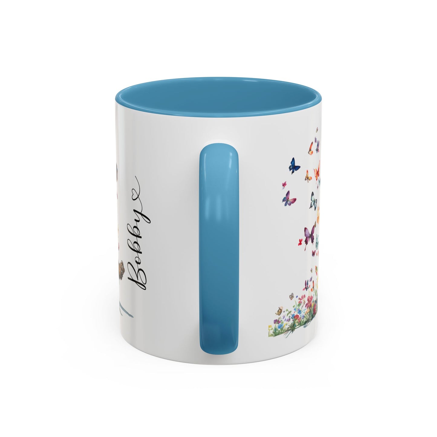 Gordon Setter Personalized Accent Mugs, 11oz