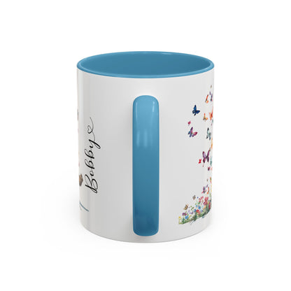 Gordon Setter Personalized Accent Mugs, 11oz