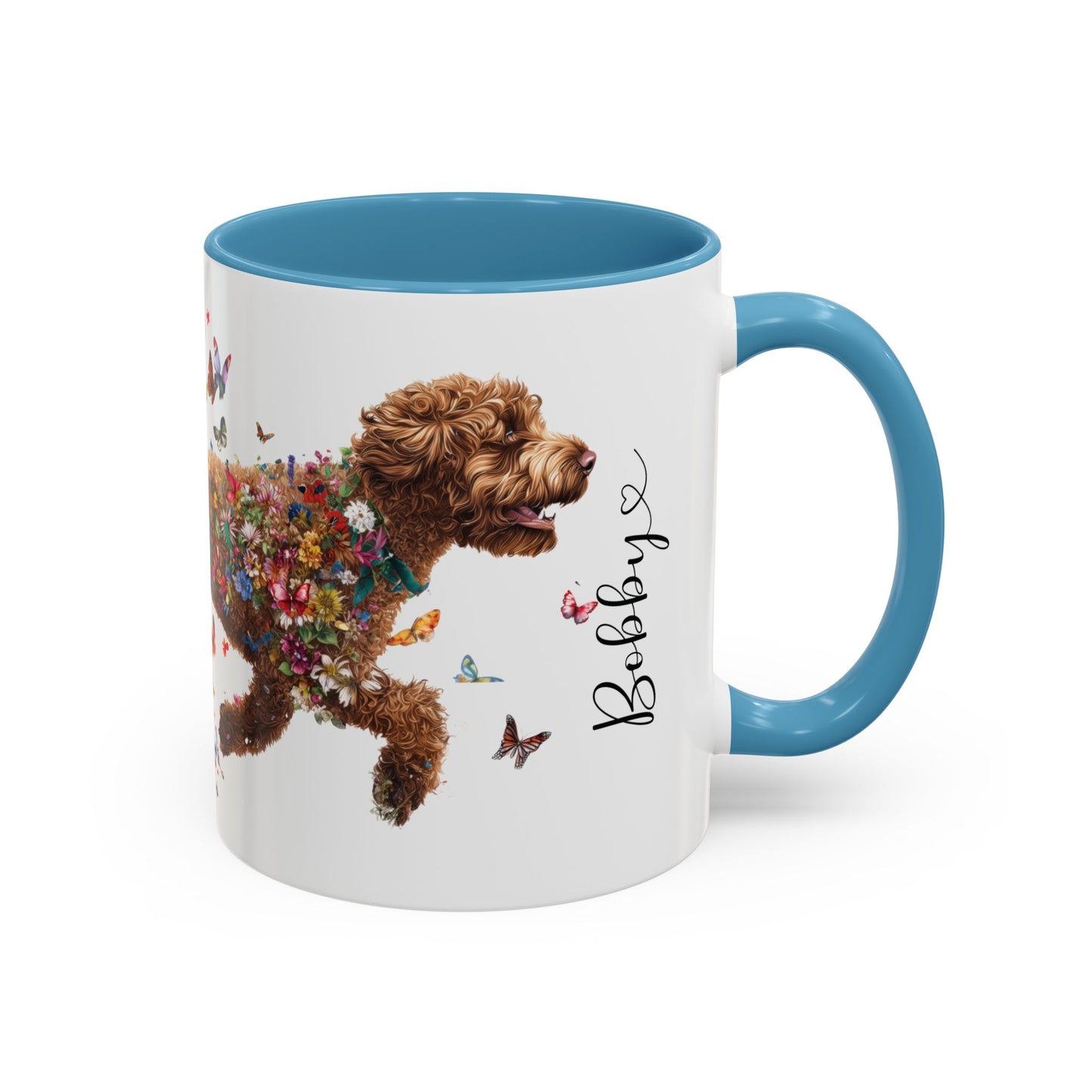 Lagotto Romagnolo #2 Personalized Accent Mugs, 11oz