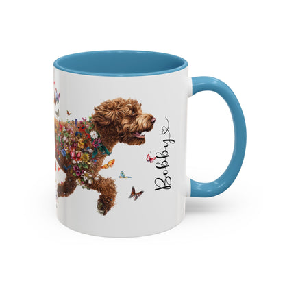 Lagotto Romagnolo #2 Personalized Accent Mugs, 11oz