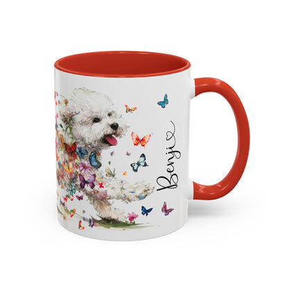 Bichon Frise #2 Personalized colourful Mugs, 11oz