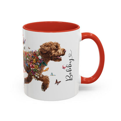 Lagotto Romagnolo #2 Personalized Accent Mugs, 11oz
