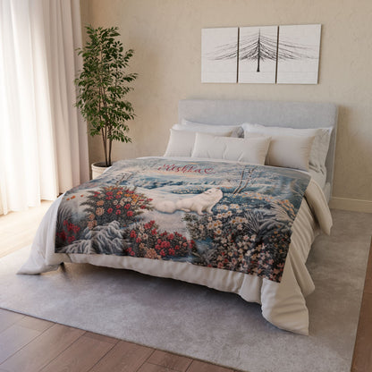 Samoyed Snow #2 Personalised Blanket