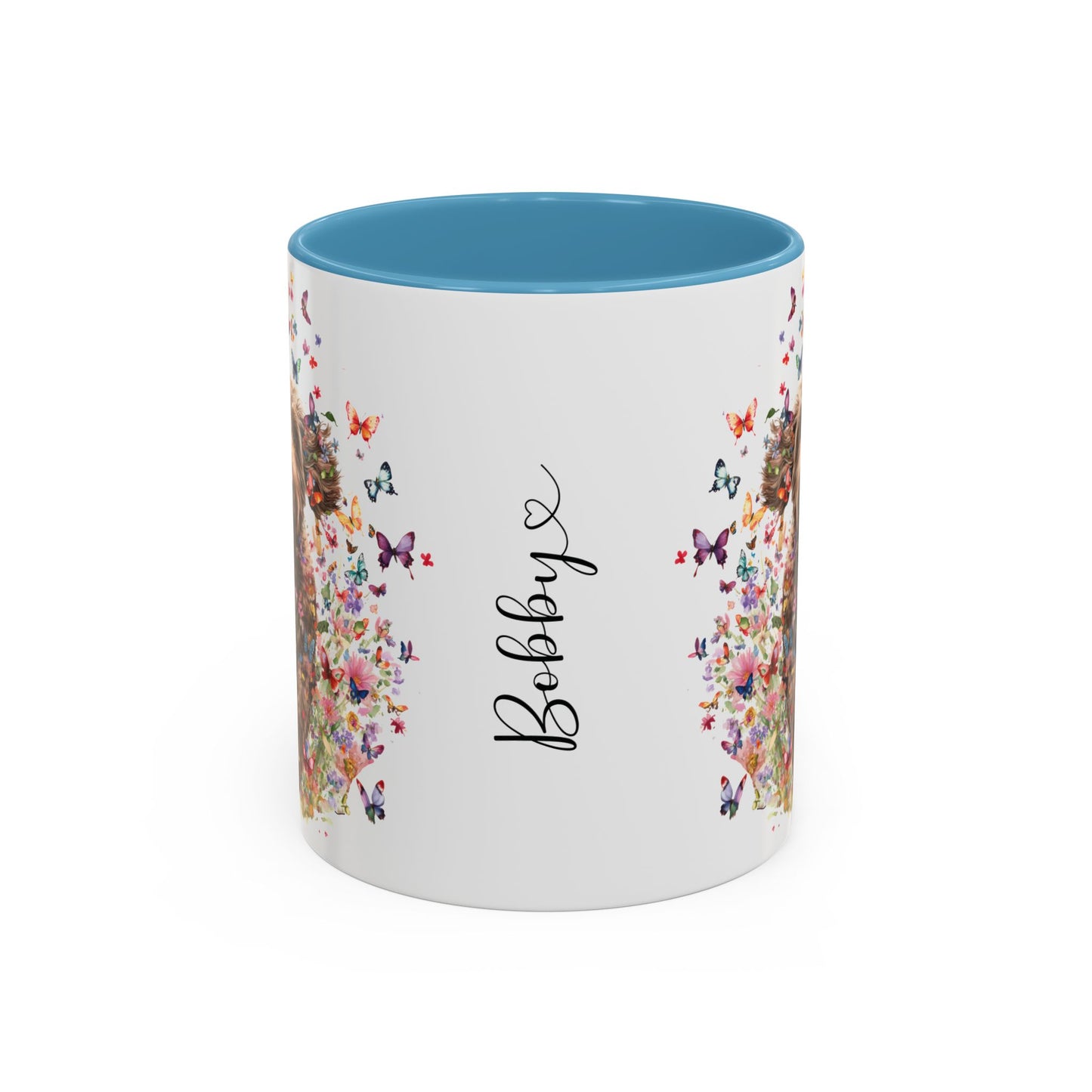 Labradoodle #4 Personalized Accent Mugs, 11oz