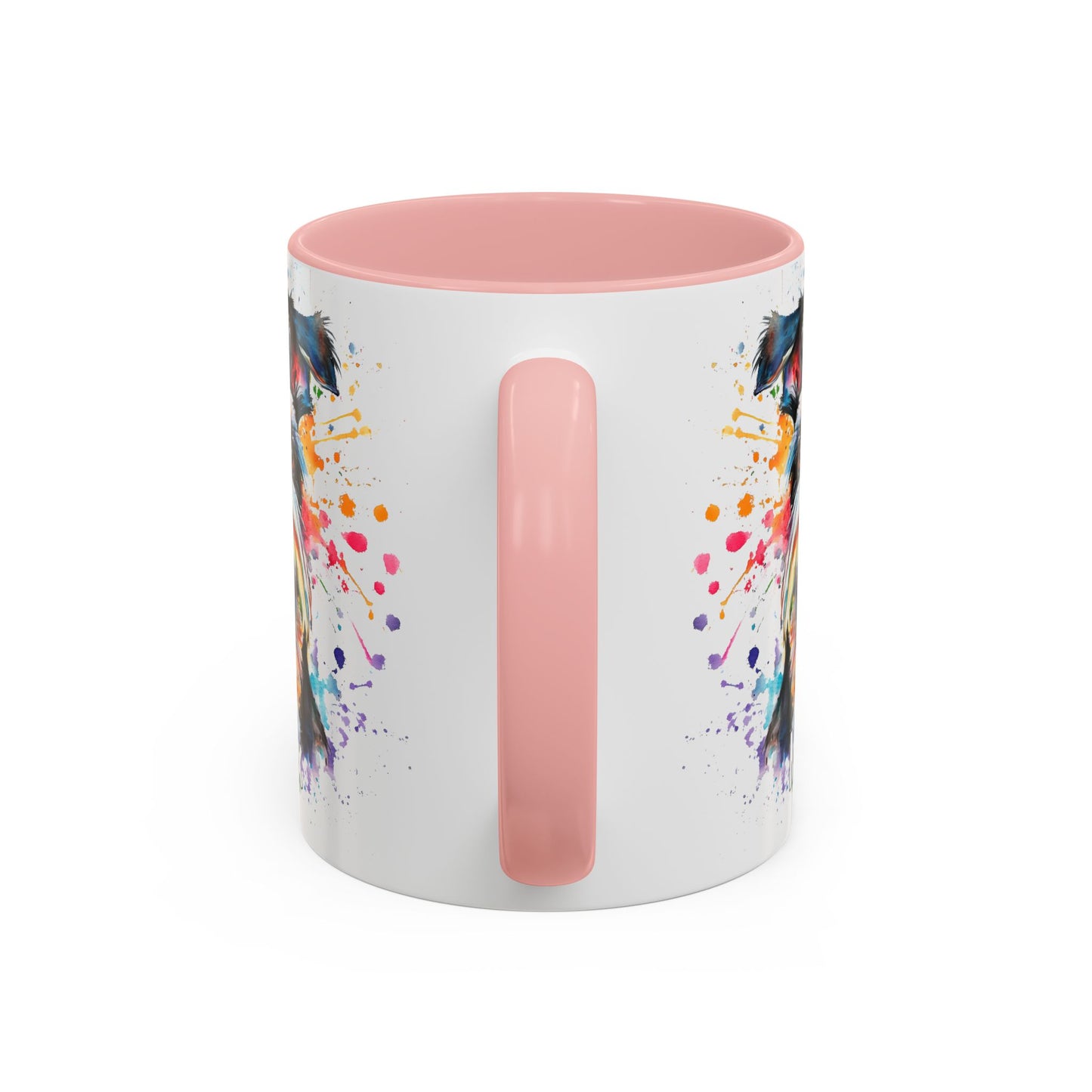 Schnauzer Colourful Personalized Accent Mugs, 11oz