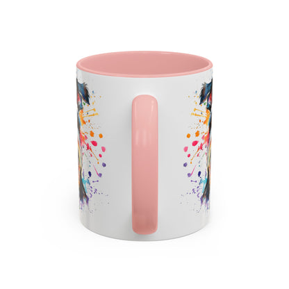 Schnauzer Colourful Personalized Accent Mugs, 11oz