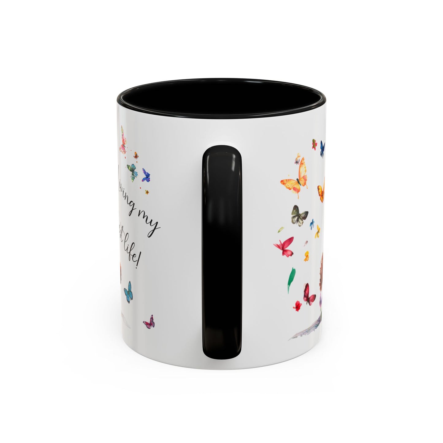 Cockapoo/Cavapoo/Cavoodle #2 Living my best life, Accent Mugs, 11oz