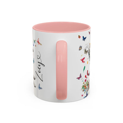 Silken Windhound #2 Personalized Accent Mugs, 11oz