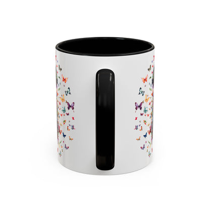 Poodle #5 Personalized Accent Mugs, 11oz