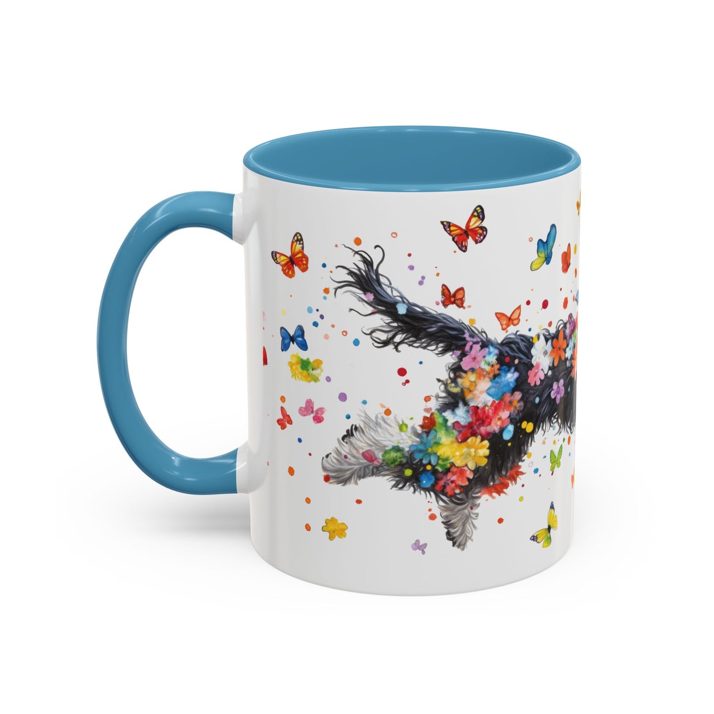 Bernedoodle Personalized Accent Mugs, 11oz