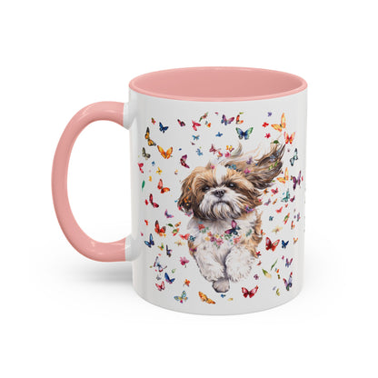 Shih Tzu #1 Personalized Accent Mugs, 11oz