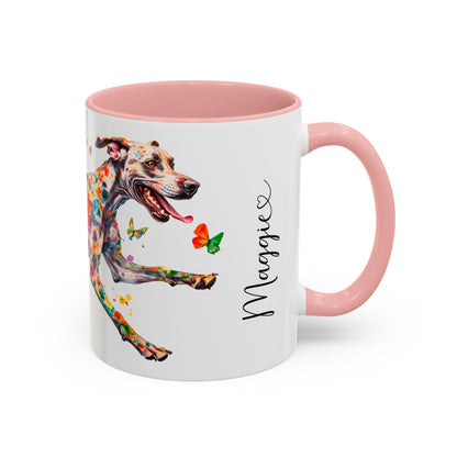 Great Dane #2 Personalized Colorful Accent Mugs, 11oz